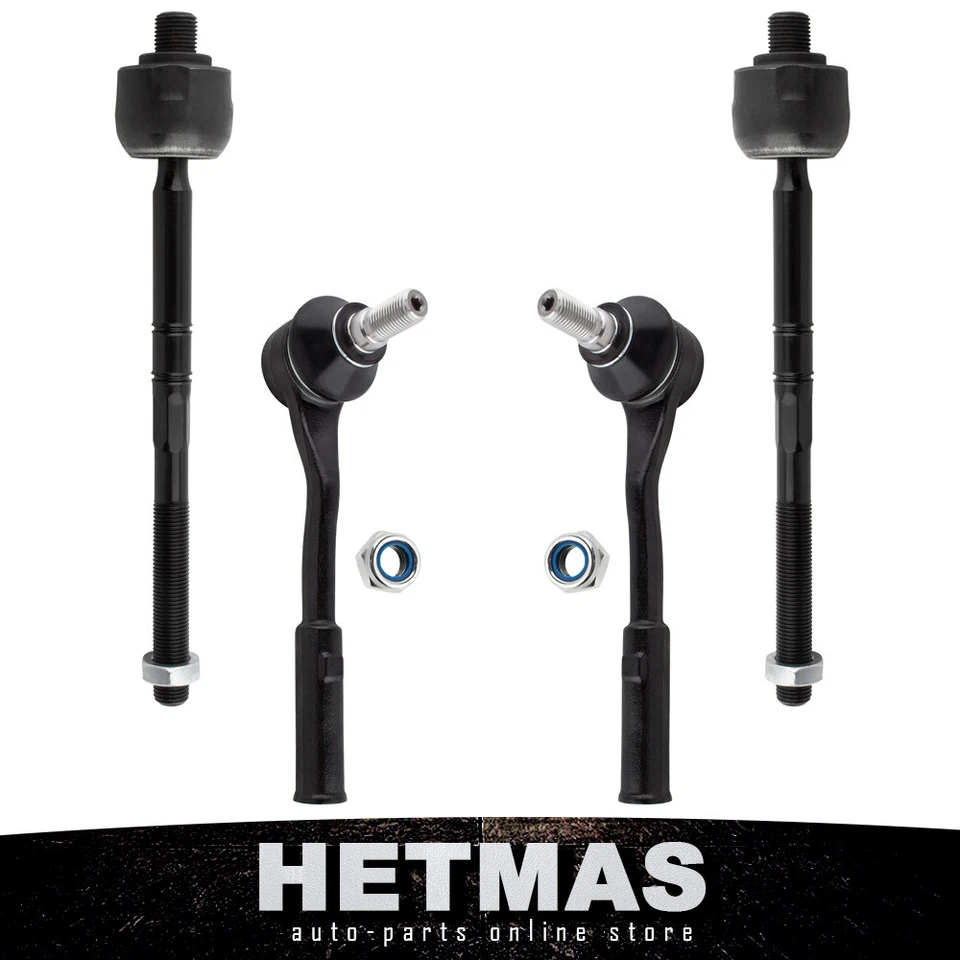 Tie Rod End For 2000-2006 Mercedes Benz S430 S500 Front Suspension Inner & Outer - Image 1 of 4