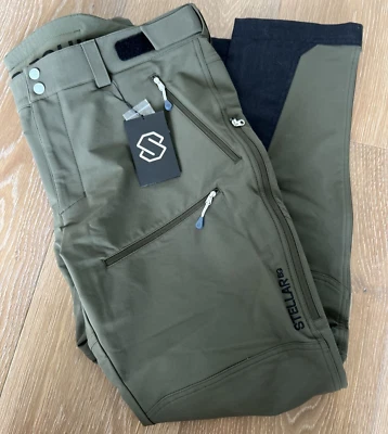 Nova Calça Masculina STELLAR EQUIPMENT Softshell 2.0 - Verde Oliva XXL snowboard $549 - Imagem 1 de 4