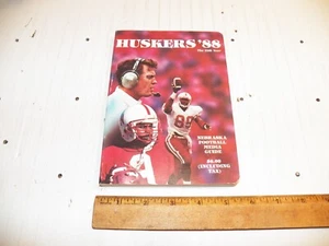 1988 NEBRASKA CORNHUSKERS Football Media Guide; Tom Osborne, Steve Taylor - Picture 1 of 4