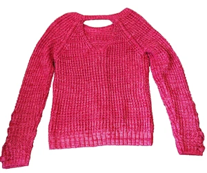 American Rag Long Sleeve Pullover Sweater Size Extra Small  -Raspberry Sorbet- - Picture 1 of 6