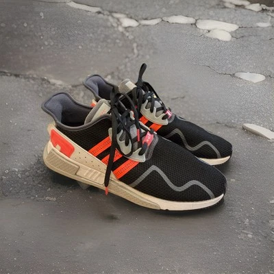 7127) Adidas EQT Cojín ADV AH2231 Negro/Turbo Rosa Para Hombre Talla 13 EE. UU. Foto 1 de 4