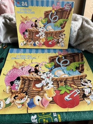 LITTLEST PET SHOP 24 PC PUZZLE MB MILTON BRADLEY  1993 KENNER 12 1/2 X 15 - Image 1 of 4