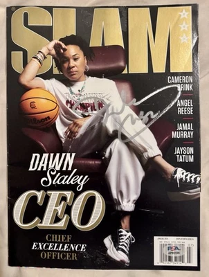 Dawn Staley South Carolina Autographed Signed SLAM Magazine #250 2024 (PSA DNA) - Image 1 of 4