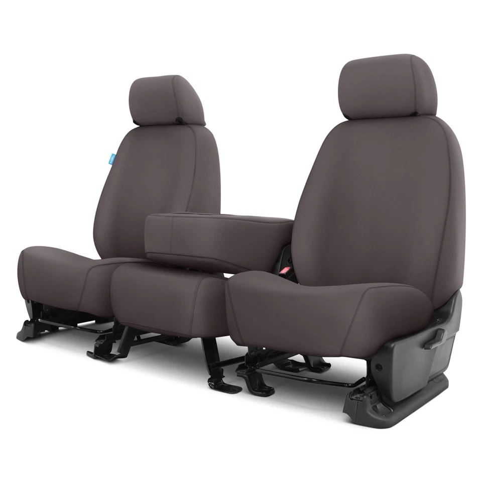 Fundas de asiento para Chevy Silverado 2500 HD 20-25 SeatSaver polialgodón primera fila gris Foto 1 de 4