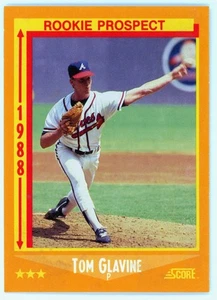 Puntuación #638 1988 radiocontrol Tom Glavine Atlanta Braves - Imagen 1 de 2