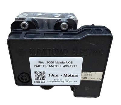 Refurbished ABS Brake Pump Module 2006 Mazda RX-8 | 436-E219 - Image 1 of 4