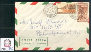 PHR_796. REPUBLIC. Nice cover w. 100 lire 1950 "ITALIA AL LAVORO" stamp & more. - Picture 1 of 1