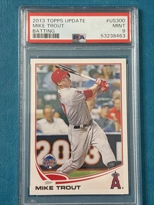 PSA 9 2013 Topps Update Series - Mike Trout #US300 LOS ANGELES ANGELS - Picture 1 of 3