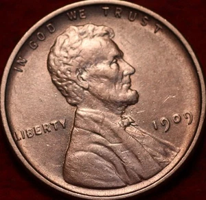 1909 VDB Philadelphia Mint Copper Lincoln Wheat Cent - Picture 1 of 2