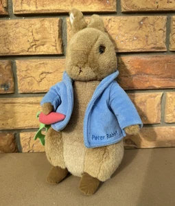 2002 Peter Rabbit Soft Plush Toy Blue Jacket Beatrix Potter Augusta du Bay - Bild 1 von 10