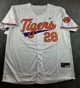 Clemson Tigers Mens 2XL Seth Beer Mens White College Baseball Jersey NWT - Picture 1 of 5