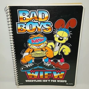 Vintage Garfield Mead Spiral Notizbuch Bad Boys WIFW breit liniert 1999 unbenutzt - Bild 1 von 15
