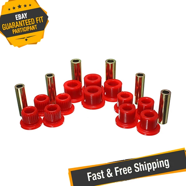 Bujes de resorte de hoja trasera de suspensión energética para 99-04 Ford F250/F350 Super Duty Foto 1 de 4