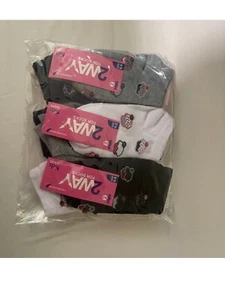 Children's 2-Way Socks - Pack of 12 (6-8 Size), Kids Cartoon Print - Picture 1 of 2