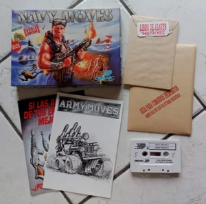 NAVY MOVES DOBLE EDICION DOPPIA VERSIONE CON ARMY MOVES CONSOLE MSX EDIZIONE ESP - Picture 1 of 10