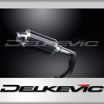 宝马 K1200S 2005 - 2008 Delkevic 一脚蹬 9 英寸椭圆形碳排气消声器套件 — 第 1/4 张图片