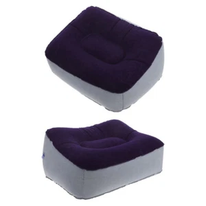 2 Pcs Inflatable Mat Travel Foot Rest Pillow Pillows for Resting Feet - Imagen 1 de 12