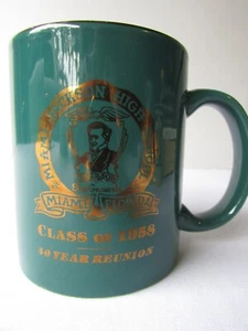 Taza de café Miami Jackson High School 40 años reunión clase de 1958 - Imagen 1 de 9