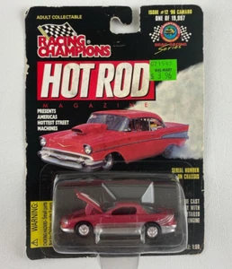 Racing Champions HOT ROD 1/59 Issue #12 1996 Chevy Camaro Magenta Diecast Car - Picture 1 of 8