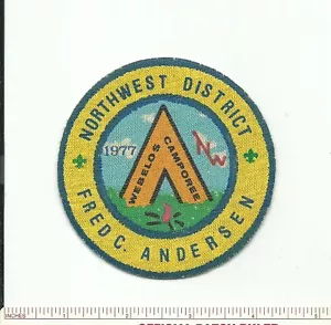SCOUT BSA 1977 DISTRITO NOROESTE WEBELOS CAMPOREE INDIANHEAD COUNCIL ¡FCA CAMPAMENTO! - Imagen 1 de 2