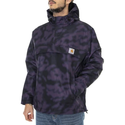 Carhartt Wip Nimbus Pullover Camo Blur, Lila - Herrenjacke Mit Kapuze Camo - Bild 1 von 3