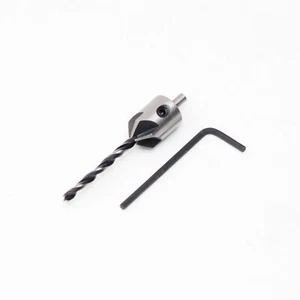 Ø 4 mm Holzbohrer mit Aufstecksenker 90° Pilotbohrer Ø 4 mm Bohrer mit Senker - Bild 1 von 5