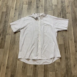 Lord & Taylor Men’s Dress Shirt Size 17.5 Striped White - Picture 1 of 3