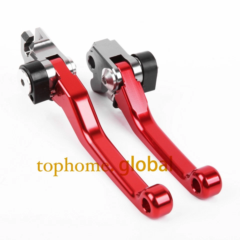 For Honda CRF250R CRF450R 2004 2005 2006 Pivot Brake Clutch Levers CNC Red  Foto 1 de 4