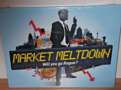 MARKET MELTDOWN - WILL YOU GO ROGUE? - FAMILY BOARD GAME, 12+ - NEW & SEALED - Image 1 of 4
