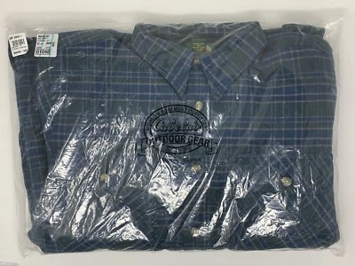 Vintage Cabelas Hunting Shirt Plaid Flannel Mens Size L Reg Long Sleeve - Image 1 of 3