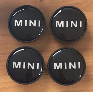 Tapacubos 4 mini emblemas tapacubos R51 R52 R53 R55 R56 originales - Imagen 1 de 1