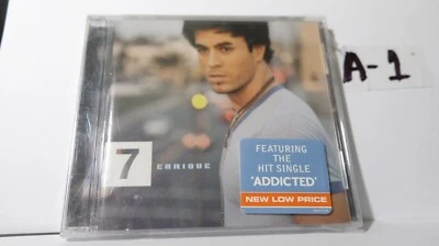 CD Энрике Иглесиас «7» зависимый HYPE наклейки (2003) новый и запечатанный #A1 - Изображение 1 из 2