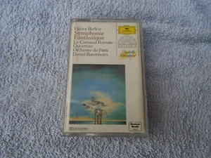 Berlioz - Symphonie Fantastique Le Carnaval Romain -Barenboim CASSETTE exlibrary - Picture 1 of 4