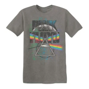 Pink Floyd T-Shirt Relic Rock Tee FULL MOON Rainbow Prism Retro Tee - Imagen 1 de 2