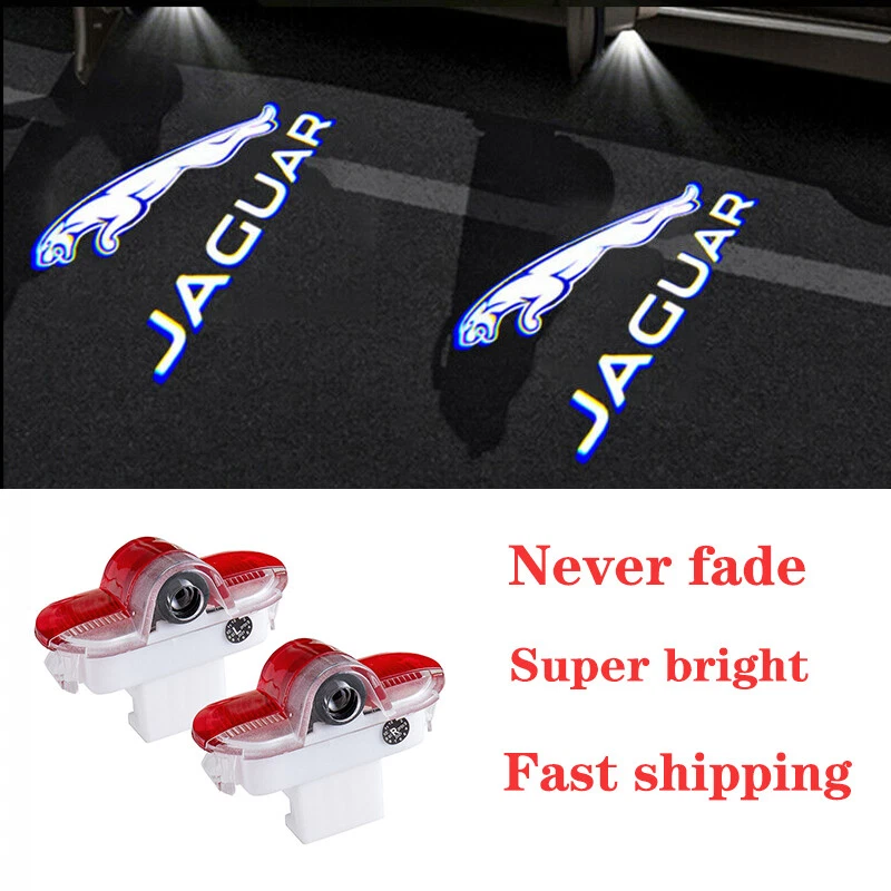 New LED 3D Door Welcome Courtesy Ghost Shadow Lights For Jaguar S-Type 1999-2008 - Image 1 of 4
