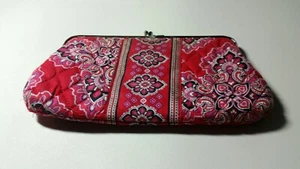 Vera Bradley Clutch Kisslock Geldbörse FRANKLY SCARLET gebraucht - Bild 1 von 4
