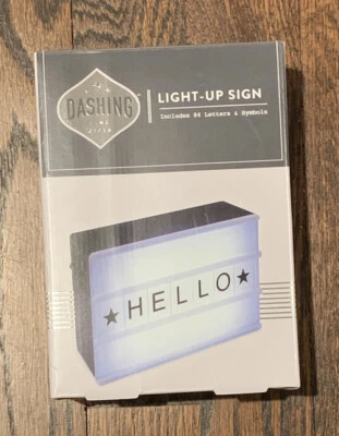 Dashing Fine Gifts Light-Up Sign Includes 84 letters & Symbols! - Image 1 of 2