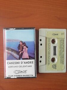 ADRIANO CELENTANO CANZONI D'AMORE CLAN 1972 MUSICASSETTA RARA
