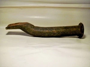SOLID IRON ANGLED #2 NAIL CHISEL, 6-1/2" LONG, MANUAL TON MACHINE PRESS - Picture 1 of 10