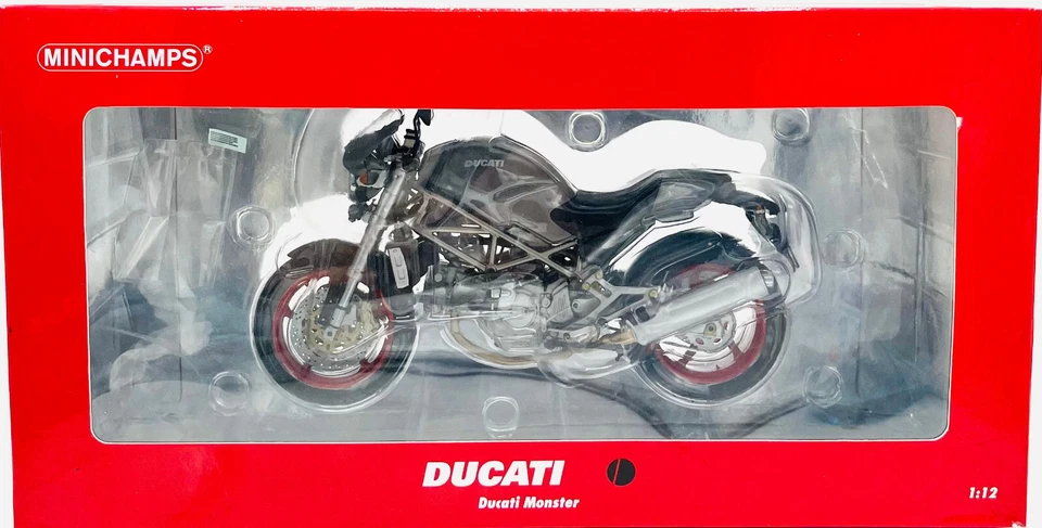 EBOND Moto Ducati Monster S4 - MiniChamps - Scatola Rovinata - 1:12 - 0481 - Immagine 1 di 1