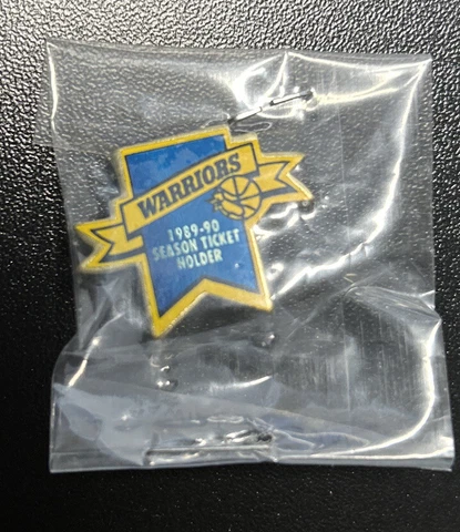 1989 NBA GOLDEN STATE WARRIORS SEASON TICKET HOLDERS PIN - RARE VINTAGE Cover