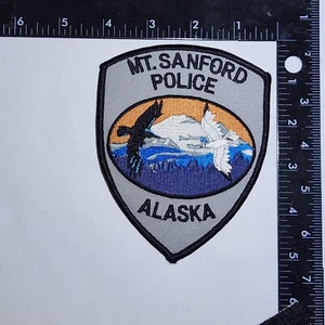 Mt. Sanford, Alaska Police Patch. Great Condition! - Picture 1 of 2