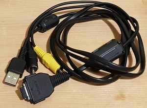 Genuine Sony Multi Use Terminal USB AV Camera Cable for Cyber-Shot Cameras - Picture 1 of 1