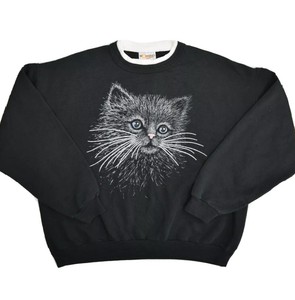 Las mejores ofertas en Sudaderas negras de Gato para Mujer | eBay