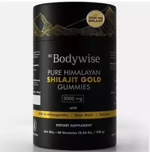 Be Bodywise Pure Himalayan Shilajit Gummies | With Ashwagandha, Gokshura & other - Picture 1 of 6