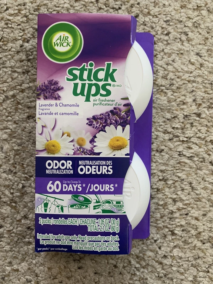 Air Wick 薰衣草和洋甘菊棒 Ups 空气清新剂 2 克拉 (2.1 盎司) — 第 1/2 张图片