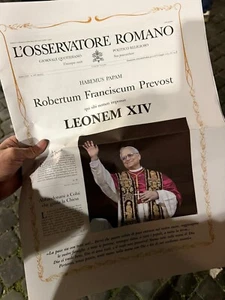 L'OSSERVATORE ROMANO 🗞️ LEONE XIV (PREVOST) ed. 08/05/2025 ore 19:58 - Photo 1/4
