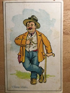 CARTOLINA POSTALE DEL VILLANO RIFATTO - Foto 1 di 1