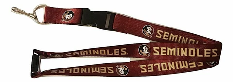 Florida State Seminoles NCAA Breakaway Lanyard Key Ring Cover