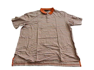Ralph Lauren Mens Golf Polo Shirt 2XL Multicolor Button Up Short Sleeve Striped - Picture 1 of 7